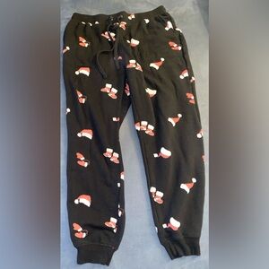Softest Santa Hat Joggers - Women’s S
